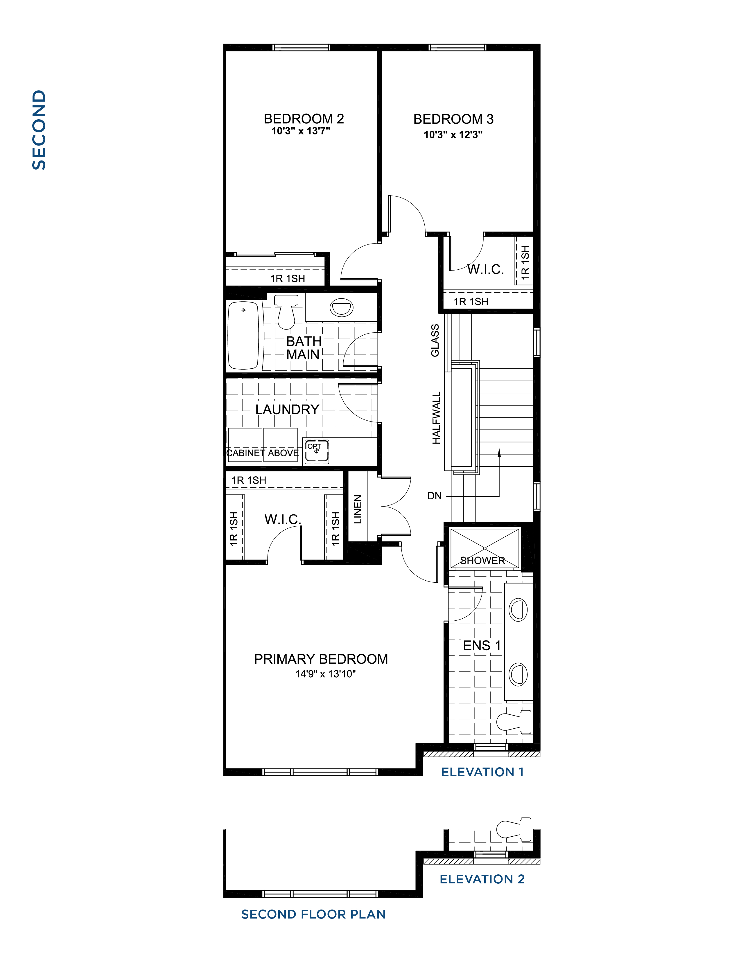 Floorplan Second Level - Pothos