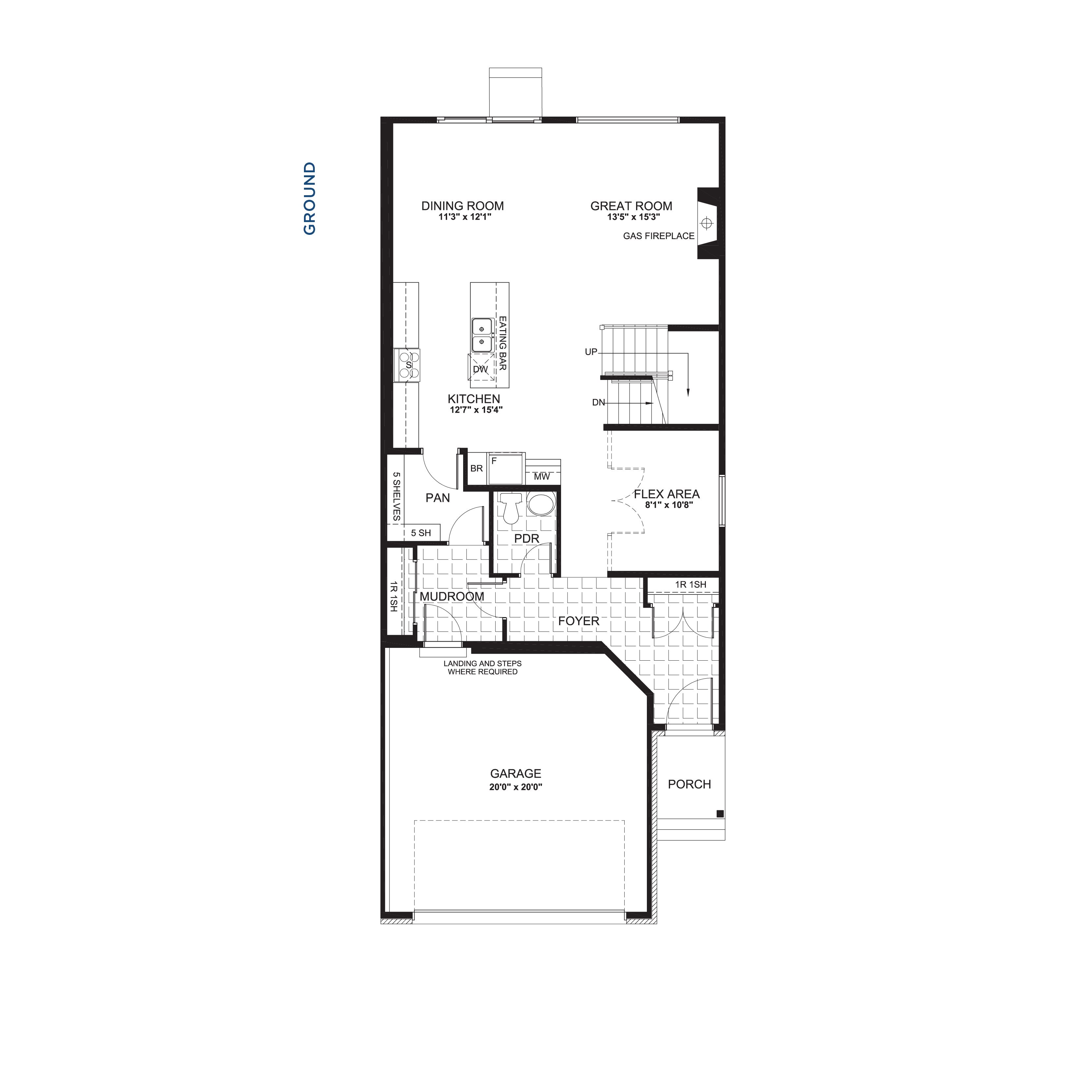 Floorplan Main Level - Sirius