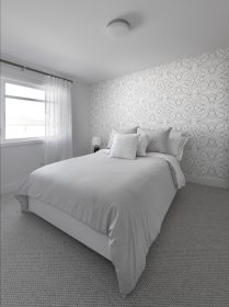 Sirius model home secondary bedroom.