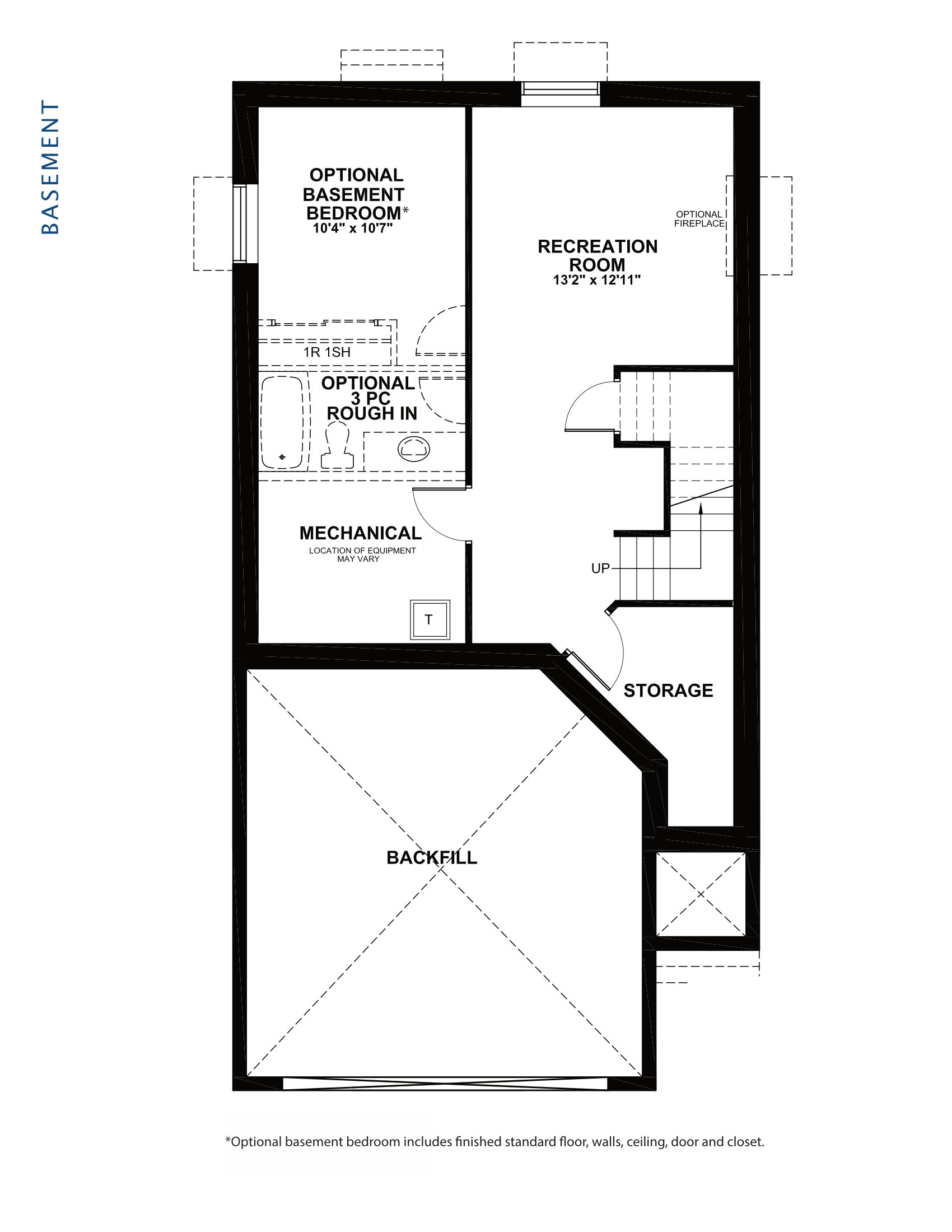 Floorplan Basement Level - Altair