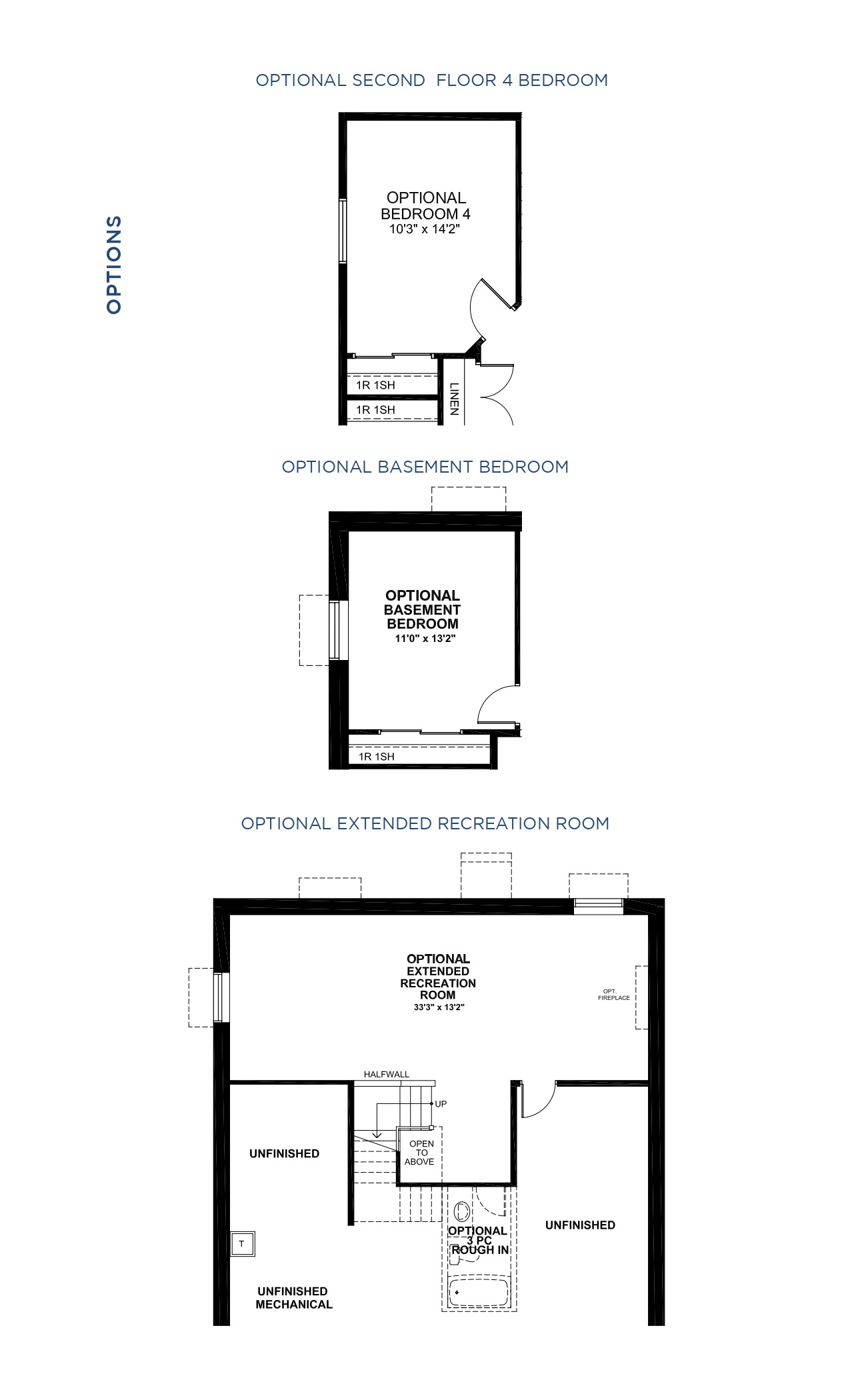Floorplan Options - Bradshaw