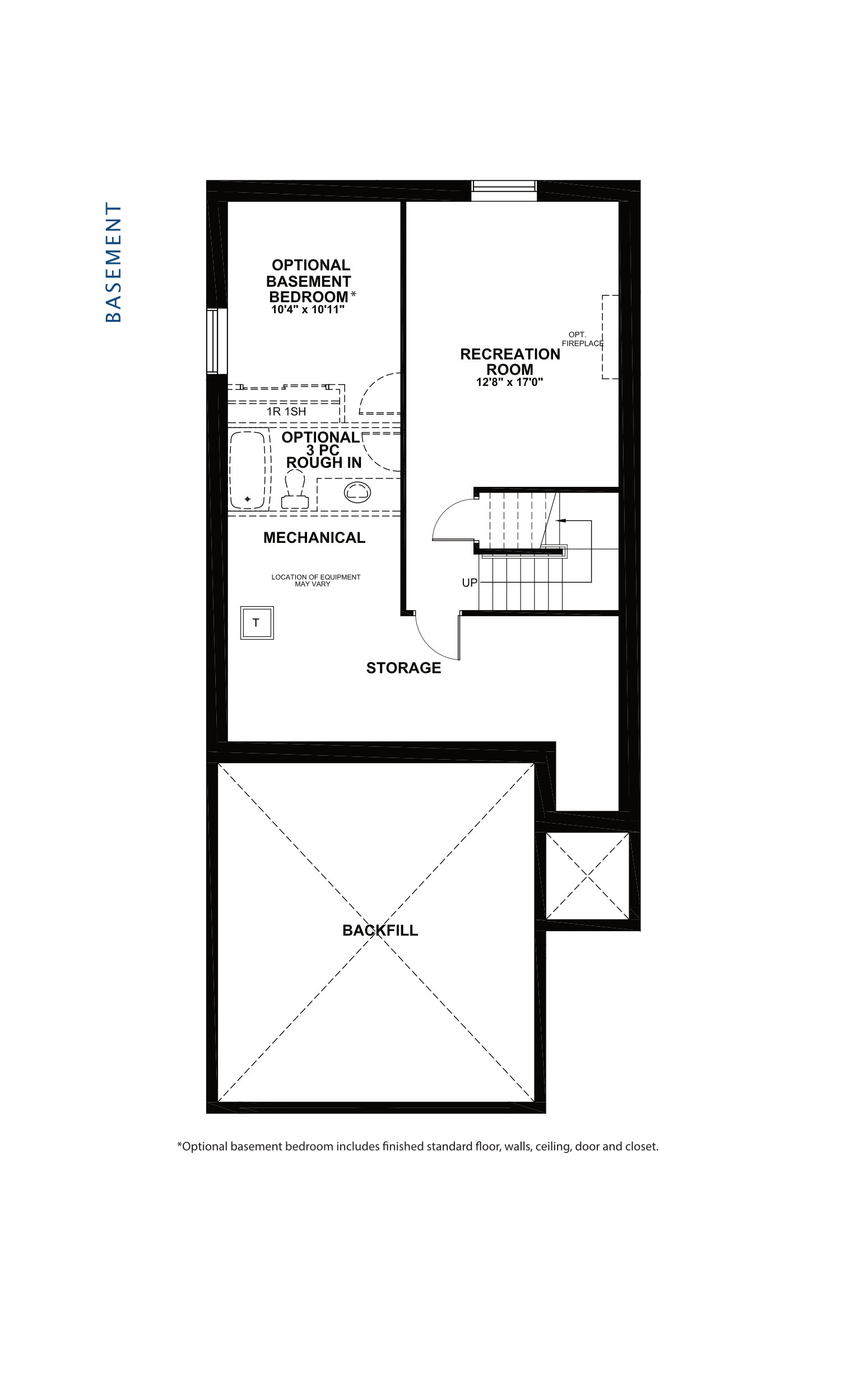 Floorplan Basement Level - Capella