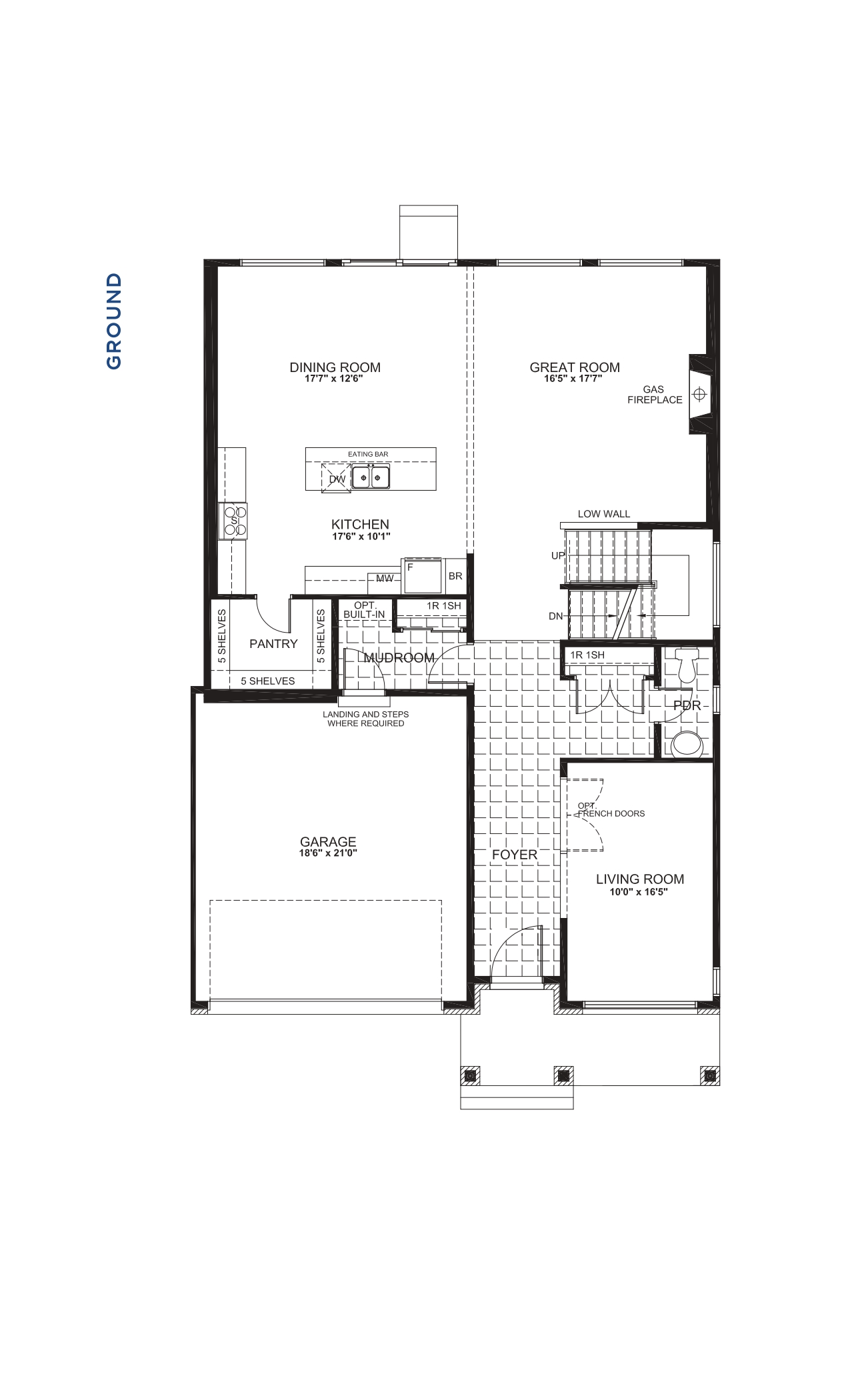 Floorplan Main Level - Coventry