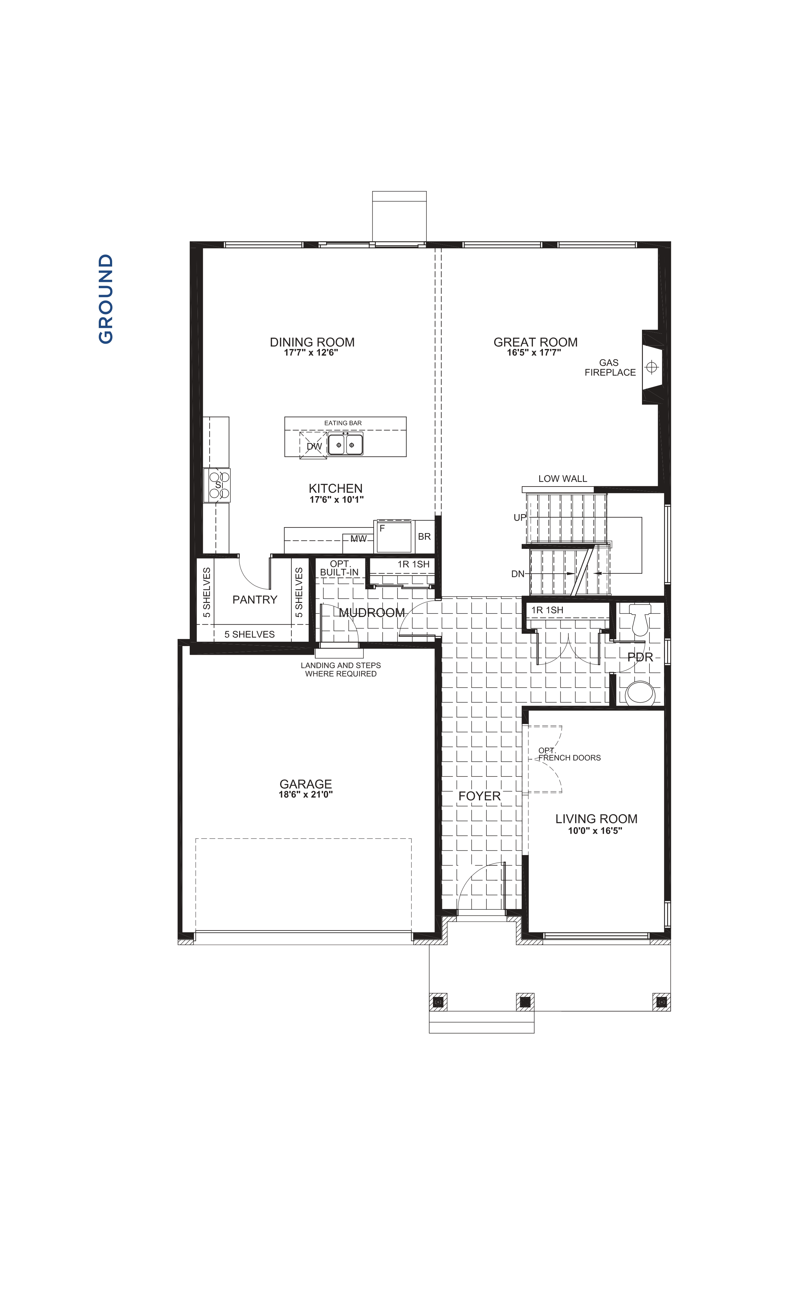 Floorplan Main Level - Coventry