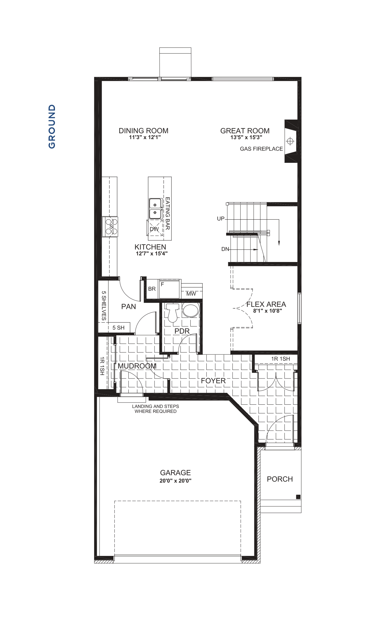 Floorplan Main Level - Sirius
