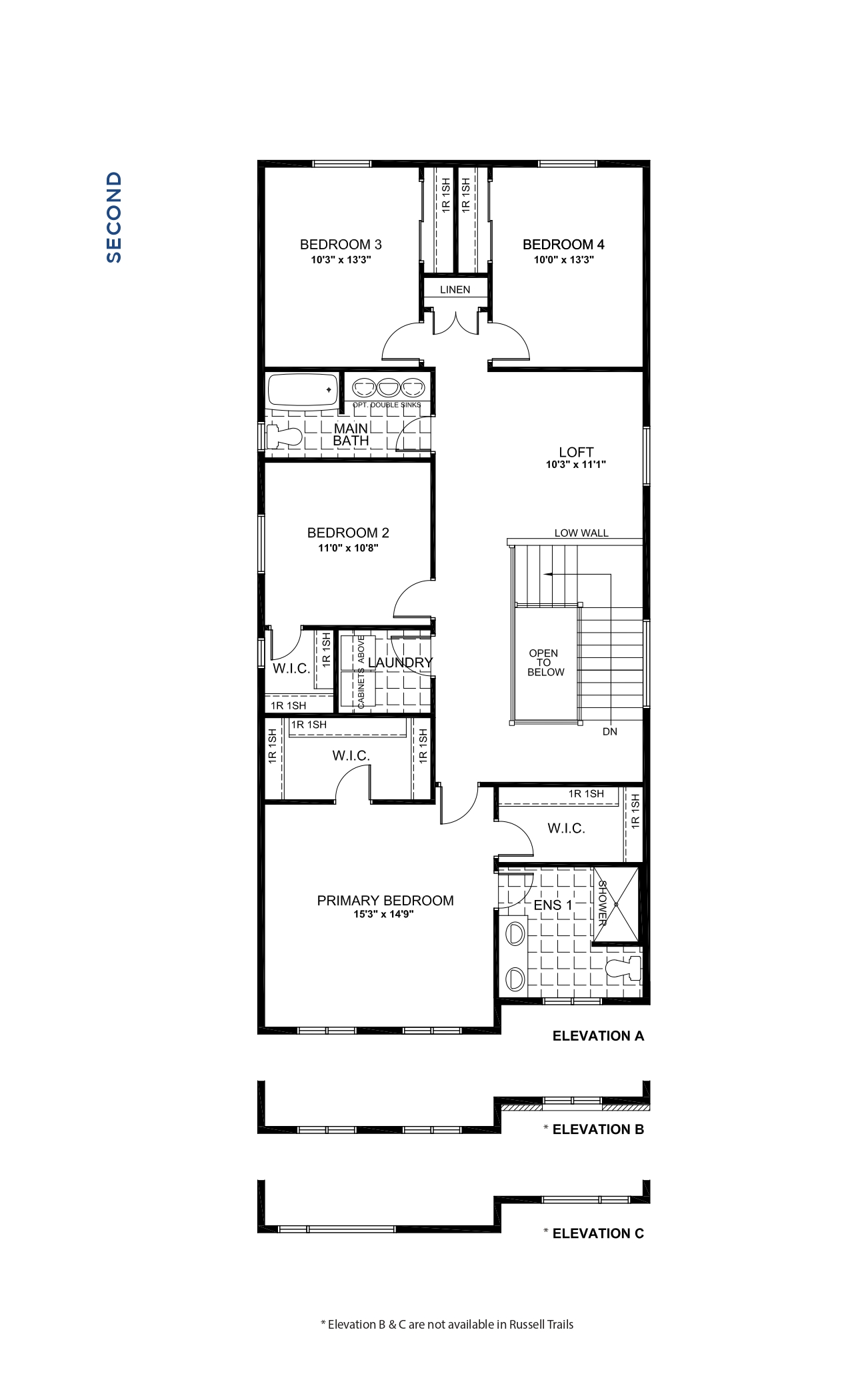 Floorplan Second Level - Vega